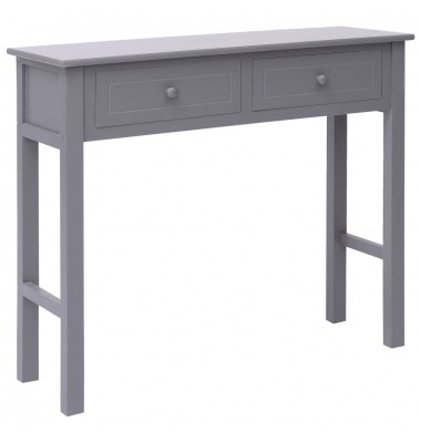  Konsolinis staliukas, pilkas, 90x30x77cm, mediena - Žurnaliniai staliukai - 1