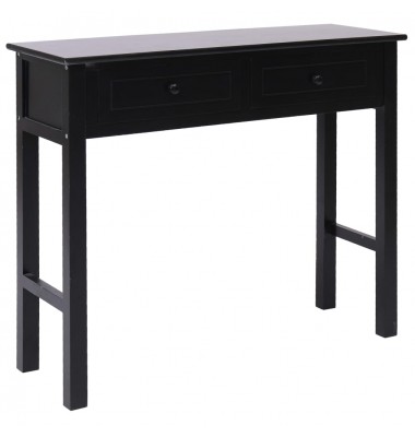  Konsolinis staliukas, juodos spalvos, 90x30x77 cm, mediena - Žurnaliniai staliukai - 1