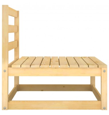  Sodo poilsio baldų komplektas, 3 dalių, pušies medienos masyvas - Moduliniai lauko baldai - 4