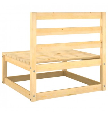 Sodo poilsio baldų komplektas, 3 dalių, pušies medienos masyvas - Moduliniai lauko baldai - 5