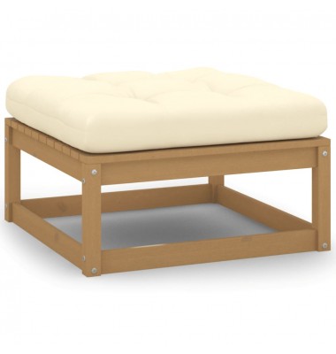  Sodo pakoja su pagalvėle, medaus ruda, pušies medienos masyvas - Moduliniai lauko baldai - 1
