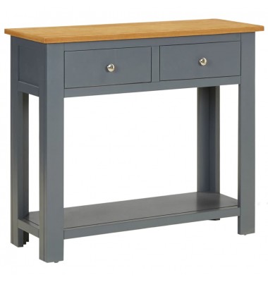  Konsolinis staliukas, 83x30x73cm, ąžuolo medienos masyvas  - Žurnaliniai staliukai - 1