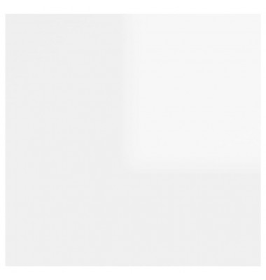  Naktinės spintelės, 2vnt., baltos, 30,5x30x30cm, MDP, blizgios  - Naktinės spintelės - 6