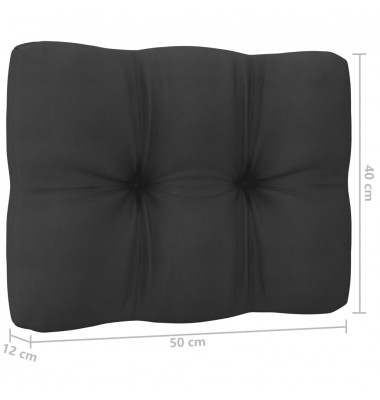  Vidurinės sodo sofos dalys su pagalvėlėmis, 2vnt., pušis - Moduliniai lauko baldai - 8