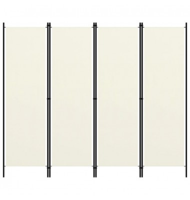  Kambario pertvara, 4 dalių, kreminė balta, 200x180cm  - Kambario pertvaros - 1