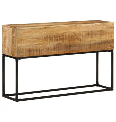 Konsolinis staliukas, 120x30x75cm, neapdorota mango mediena - Žurnaliniai staliukai - 1