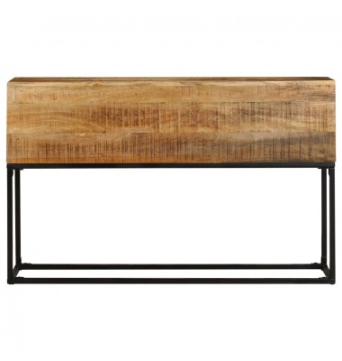  Konsolinis staliukas, 120x30x75cm, neapdorota mango mediena - Žurnaliniai staliukai - 2