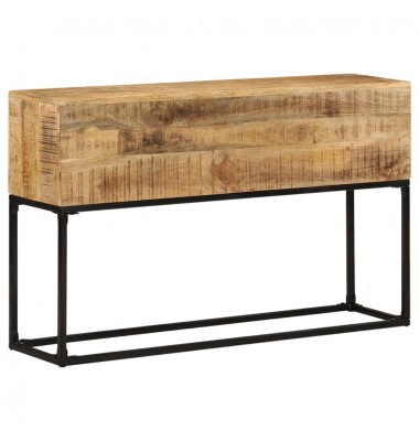  Konsolinis staliukas, 120x30x75cm, neapdorota mango mediena - Žurnaliniai staliukai - 8
