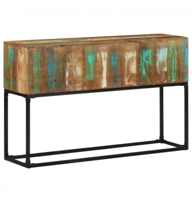  Konsolinis staliukas, 120x30x75 cm, perdirbtos medienos masyvas - Žurnaliniai staliukai - 1