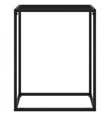  Konsolinis staliukas, juodas, 60x35x75cm, grūdintas stiklas - Žurnaliniai staliukai - 2