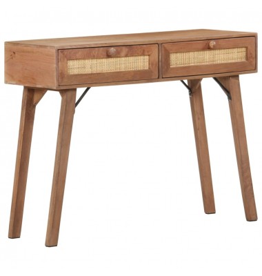  Konsolinis staliukas, 100x35x76cm, mango medienos masyvas - Žurnaliniai staliukai - 1