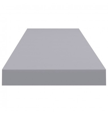  Pakabinamos lentynos, 2vnt., pilkos, 90x23,5x3,8cm, MDF - Pakabinamos lentynos, spintelės - 6