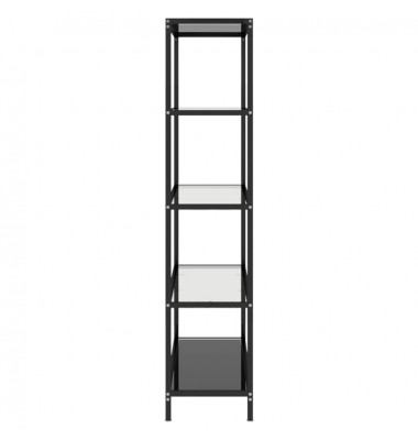  Konsolinis staliukas, juodas/skaidrus, 100x36x168cm, stiklas - Žurnaliniai staliukai - 4