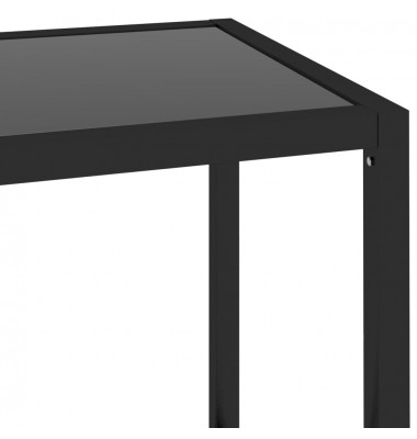  Konsolinis staliukas, juodas/skaidrus, 100x36x168cm, stiklas - Žurnaliniai staliukai - 6