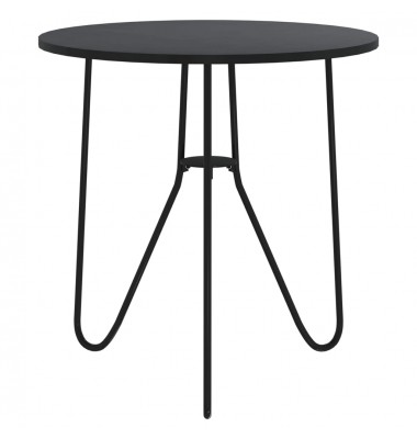  Arbatos staliukas, juodos spalvos, 48cm, MDF ir geležis - Žurnaliniai staliukai - 3