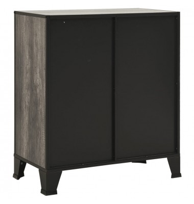  Spintelė daiktams, pilkos spalvos, 72x36x82cm, metalas ir MDF - Biuro spintos, spintelės - 5