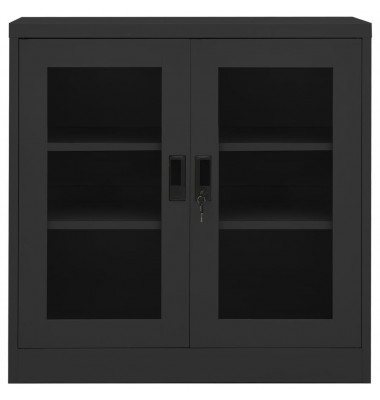  Biuro spintelė, antracito spalvos, 90x40x90cm, plienas - Biuro spintos, spintelės - 2
