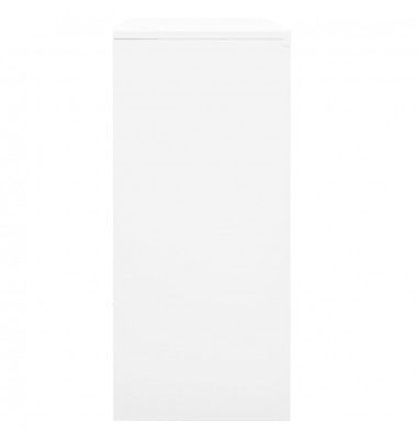  Biuro spintelė su stumdomom durim, balta, 90x40x90cm, plienas - Biuro spintos, spintelės - 4
