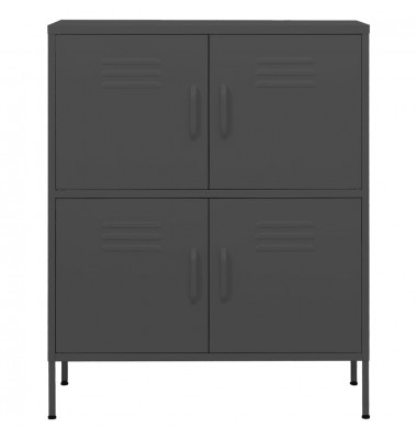 Sandėliavimo spintelė, antracito, 80x35x101,5cm, plienas - Biuro spintos, spintelės - 3