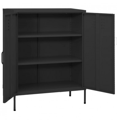  Sandėliavimo spintelė, antracito, 80x35x101,5cm, plienas - Biuro spintos, spintelės - 2