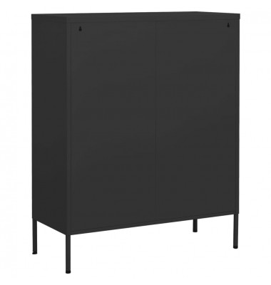  Sandėliavimo spintelė, antracito, 80x35x101,5cm, plienas - Biuro spintos, spintelės - 5