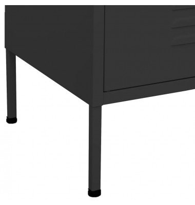  Sandėliavimo spintelė, antracito, 80x35x101,5cm, plienas - Biuro spintos, spintelės - 6