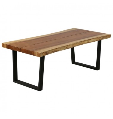  Kavos staliukas, 102x54x41cm, skėtaro medienos masyvas - Kavos staliukai - 1