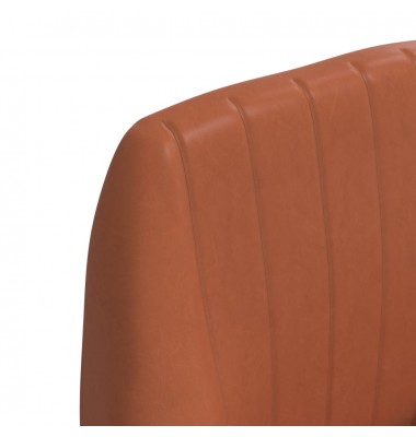  Baro taburetės, 2vnt., šviesiai rudos spalvos, dirbtinė oda - Baro kėdės - 6