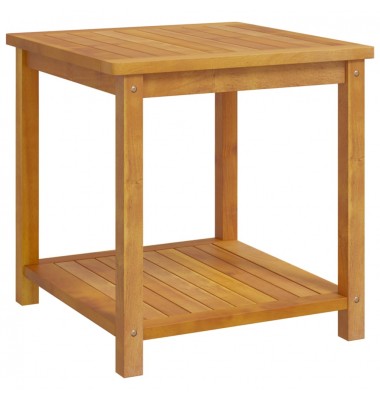 Staliukas, akacijos medienos masyvas, 45x45x45cm - Kavos staliukai - 1