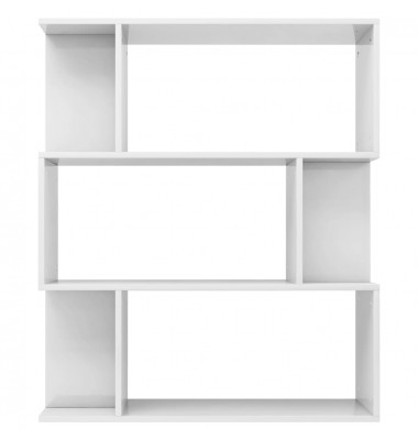  Spintelė knygoms/kambario pertvara, balta, 80x24x96cm, blizgi - Pastatomos lentynos, spintelės - 6