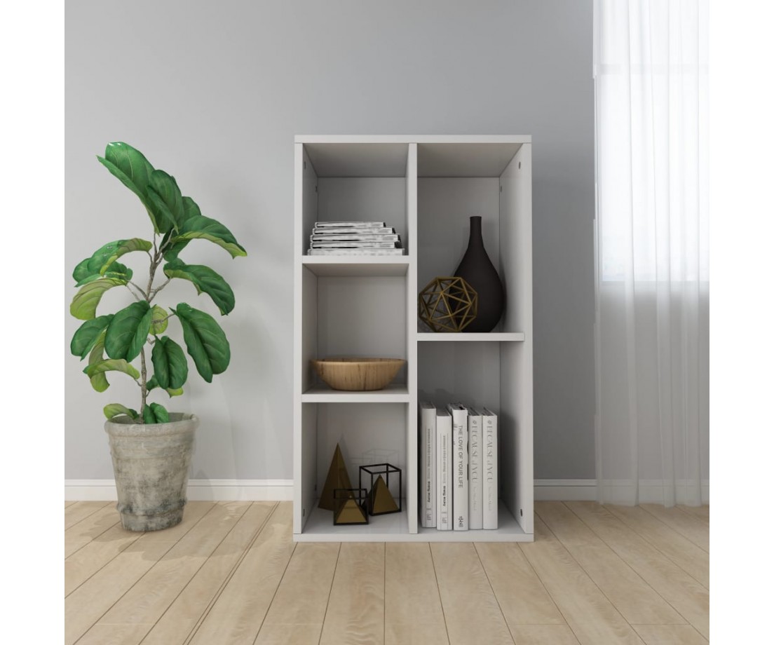 Knygų/šoninė spintelė, balta, 50x25x80cm, MDP, labai blizgi - Pastatomos lentynos, spintelės - 1 Knygų/šoninė spintelė, balta, 50x25x80cm, MDP, labai blizgi - Pastatomos lentynos, spintelės - 1