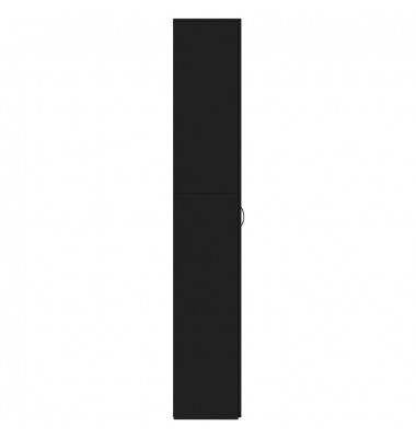  Biuro spinta, juodos spalvos, 60x32x190 cm, MDP - Dokumentų spintos - 7