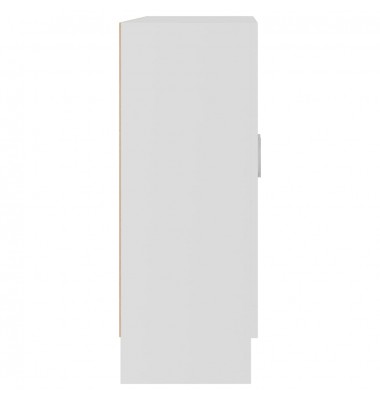  Vitrininė spintelė, baltos spalvos, 82,5x30,5x80cm, MDP - Pastatomos lentynos, spintelės - 7