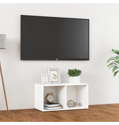  Televizoriaus spintelė, baltos spalvos, 72x35x36,5cm, MDP - TV spintelės - 1