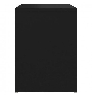  Naktinė spintelė, juodos spalvos, 40x30x40cm, MDP - Naktinės spintelės - 5