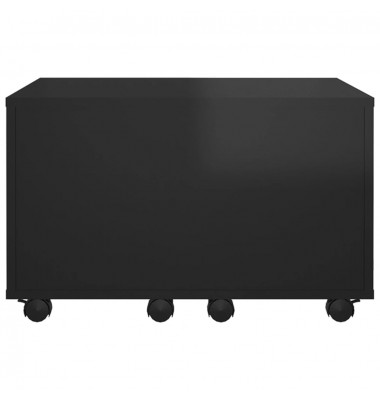  Kavos staliukas, juodos spalvos, 60x60x38cm, MDP, blizgus - Kavos staliukai - 5