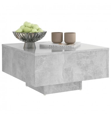  Kavos staliukas, betono pilkos spalvos, 60x60x31,5cm, MDP - Kavos staliukai - 3