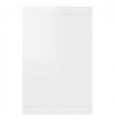  Sieninės lentynos, 2vnt., baltos, 60x15x23cm, MDP, kubo formos - Pakabinamos lentynos, spintelės - 6