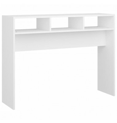  Konsolinis staliukas, baltos spalvos, 105x30x80cm, MDP - Žurnaliniai staliukai - 2