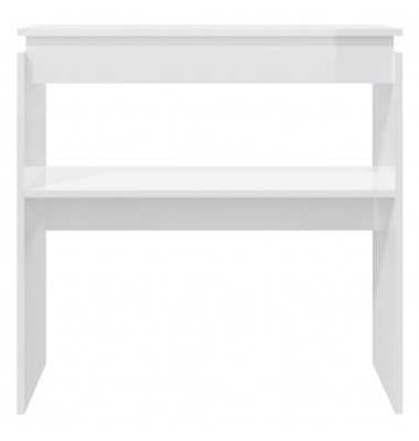  Konsolinis staliukas, baltas, 80x30x80cm, MDP, labai blizgus - Žurnaliniai staliukai - 4