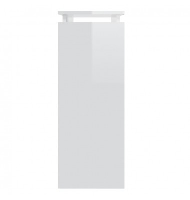  Konsolinis staliukas, baltas, 80x30x80cm, MDP, labai blizgus - Žurnaliniai staliukai - 5