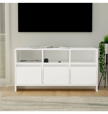  Televizoriaus spintelė, baltos spalvos, 102x37,5x52,5cm, MDP  - TV spintelės - 1