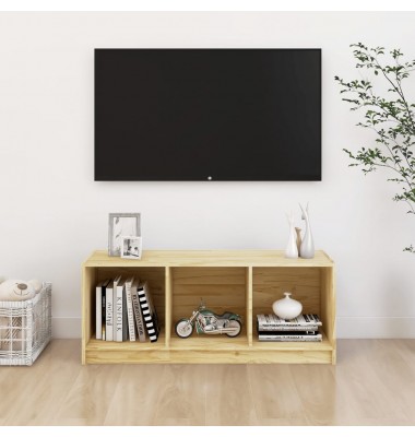  Televizoriaus spintelė, 104x33x41cm, pušies medienos masyvas - TV spintelės - 1