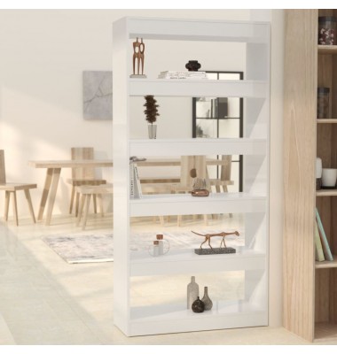  Spintelė knygoms/kambario pertvara, balta, 80x30x166cm, MDP  - Pastatomos lentynos, spintelės - 1