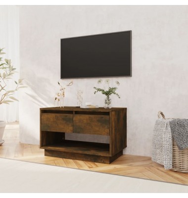  Televizoriaus spintelė, dūminės ąžuolo spalvos, 70x41x44cm, MDP - TV spintelės - 3