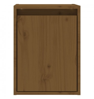  Sieninė spintelė, medaus ruda, 30x30x40cm, pušies masyvas - Pakabinamos lentynos, spintelės - 5