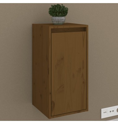  Sieninė spintelė, medaus ruda, 30x30x60cm, pušies masyvas - Pakabinamos lentynos, spintelės - 1