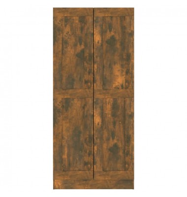  Spintelė knygoms, dūminio ąžuolo, 82,5x30,5x185,5cm, mediena - Pastatomos lentynos, spintelės - 5