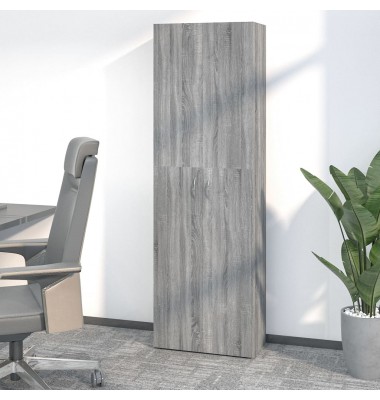  Biuro spintelė, pilkos ąžuolo spalvos, 60x32x190cm, mediena - Dokumentų spintos - 1