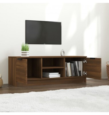  Televizoriaus spintelė, ruda ąžuolo, 102x35x36,5cm, mediena - TV spintelės - 6